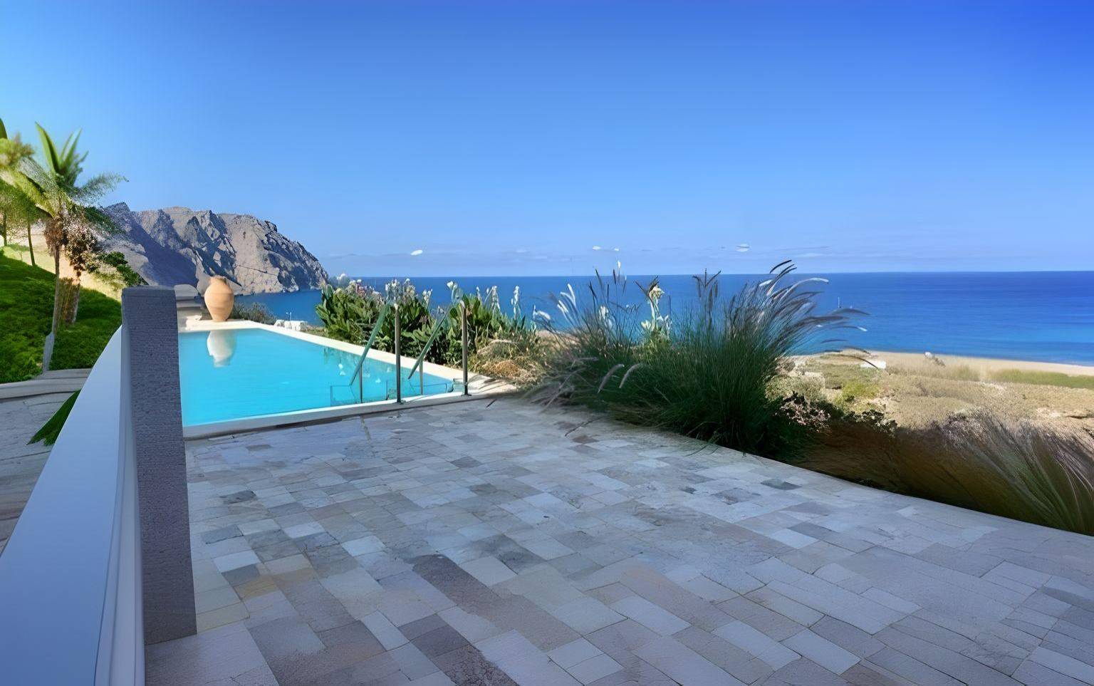 Crète - Magnifique villa avec vue sur la mer à Mochlos près de la ville portuaire de Sitia